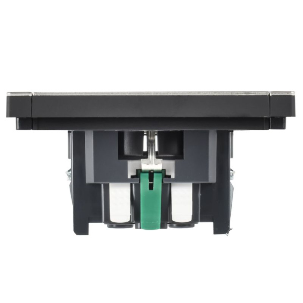 Розетка 1-м СП FORTE&PIANO FP614M 16А IP20 с заземл. без защ. шторок безвинтовое крепление шампань IEK FP-R11-16-1-M-K37
