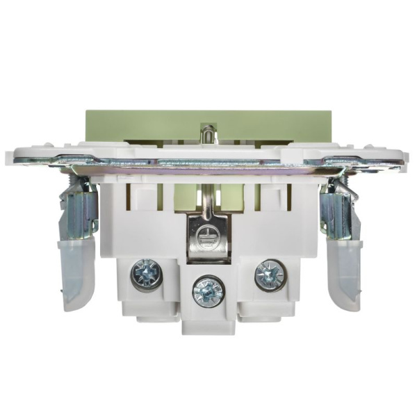 Розетка SKANDY 16А с заземл. без защ. шторок SK-R05G мятный IEK SK-R11-16-K06