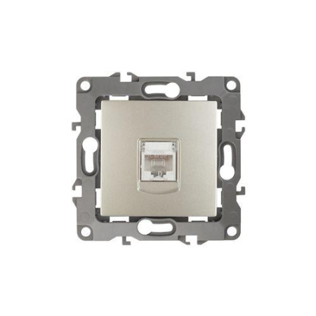 Розетка компьютерная Эра12 12-3107-04 RJ45 шампань Эра Б0014726