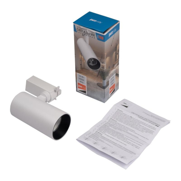 Светильник светодиодный трековый TRB 0724 24Вт 4000К IP40 24град. 1ф WH бел. JazzWay 5066250