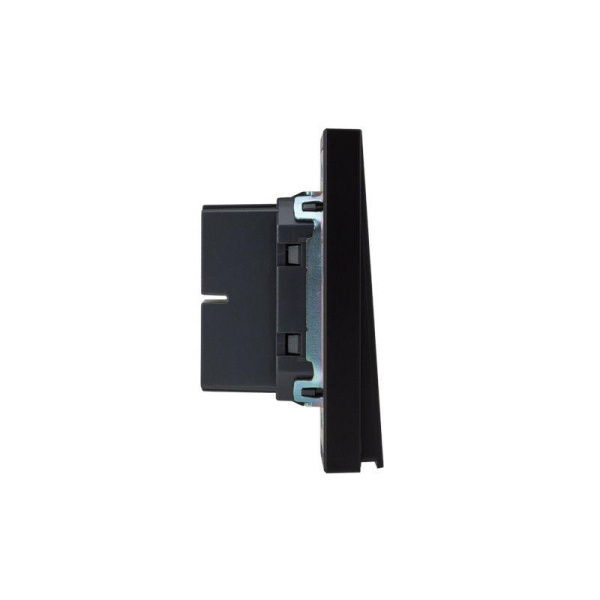 Переключатель перекрестный 2-кл. СП STRONG 10А антрацит Kranz KR-78-0733-5