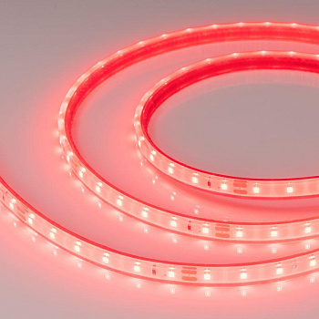 Лента светодиодная RTW-PFS-A60-11mm 24V Red 4.8Вт/м IP68 2835 герметичная (уп.5м) Arlight 034182