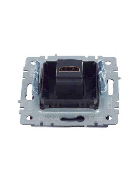 Розетка СП BRITE HDMI РHDMI-0-БрМ механизм маренго IEK BR-H10-K35