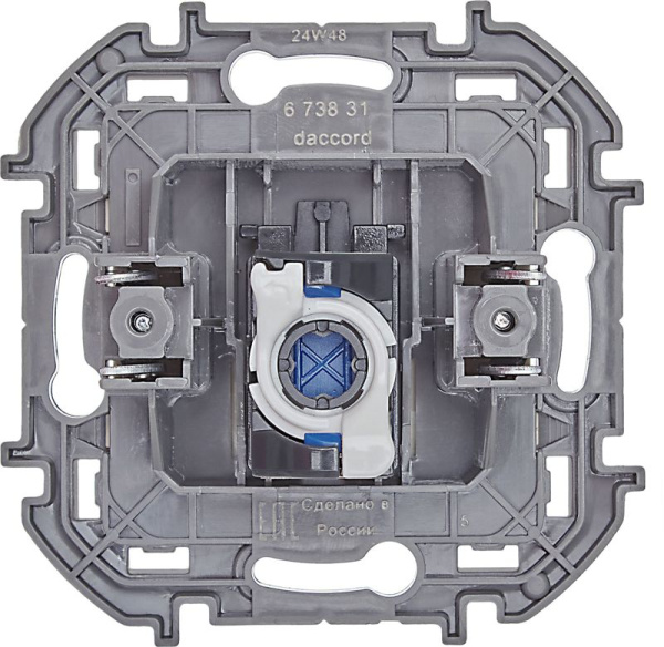 Розетка компьютерная Inspiria RJ45 кат.6 UTP механизм сл. кость IEK 673831