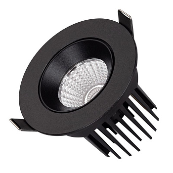 Светильник светодиодный MS-ATOLL-BUILT-TURN-R94-10W Warm3000 (BK 60 deg 230В) IP54 металл Arlight 041574