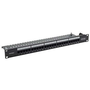 Патч-панель телефонная 19дюйм 1U CAT3 25 портов RJ45 DKC RN3PP251