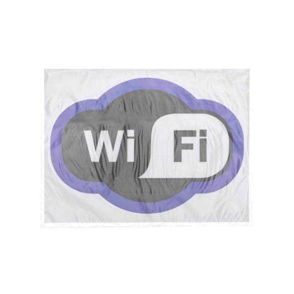 Наклейка информационный знак "Зона Wi-Fi" 150х200мм Rexant 56-0017