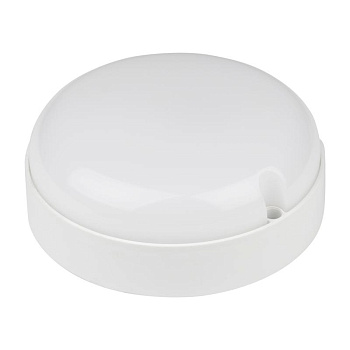 Светильник светодиодный ULW-Q223 12W-6500K IP65 White Круг 12Вт 6500К IP65 d135мм промышленный накладной влагозащ. опал. рассеив. бел. Volpe UL-00004566