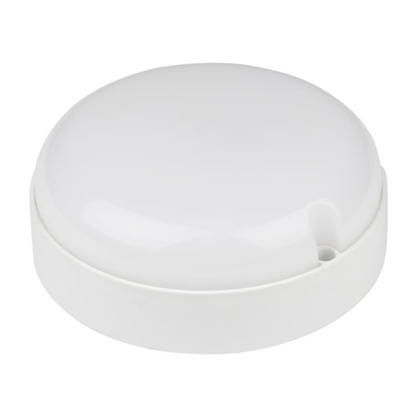 Светильник светодиодный ULW-Q223 12W-6500K IP65 White Круг 12Вт 6500К IP65 d135мм промышленный накладной влагозащ. опал. рассеив. бел. Volpe UL-00004566