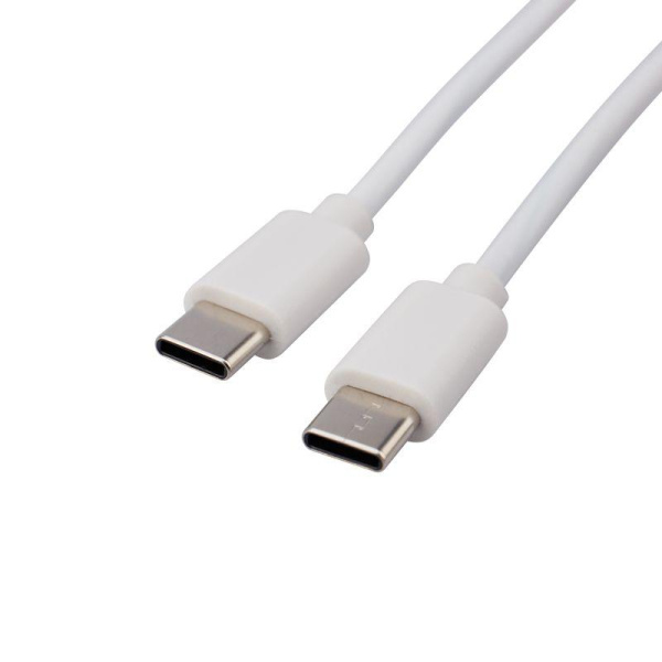Кабель Type-C-Type-C PD 45W/1m/PVC/white Rexant 18-1830