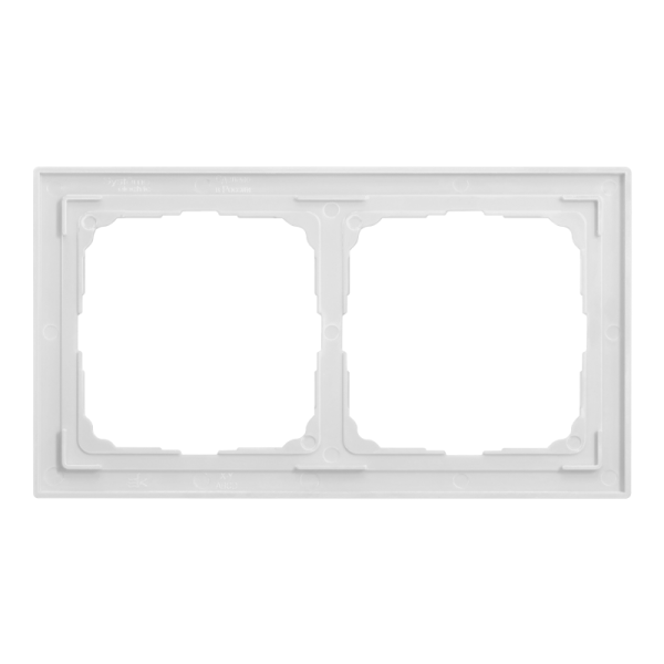 Рамка 2-м ArtGallery Pure матов. органич. стекло бел. SE GAL330102