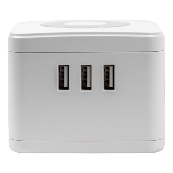 Удлинитель 2х1.5м с заземл. 16А Standard S-GCD2-1.5SBU WHITE 3 USB бел. Uniel UL-00011249