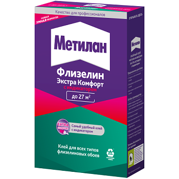 Клей обойный Метилан Флизелин Экстра Комфорт с индикатором 150г 3003722 Момент Б0065587