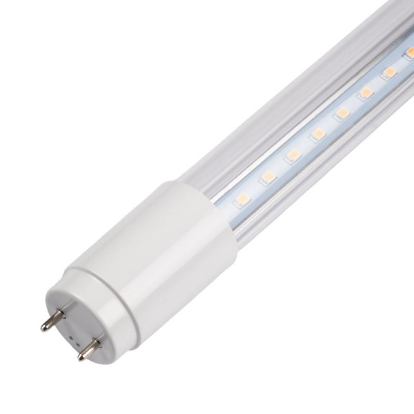 Лампа светодиодная PLED T8-600 Food Green 9Вт линейная прозрачная G13 230В/50Гц CL/PL для подсветки овощей/фруктов/зелени JazzWay 5006522
