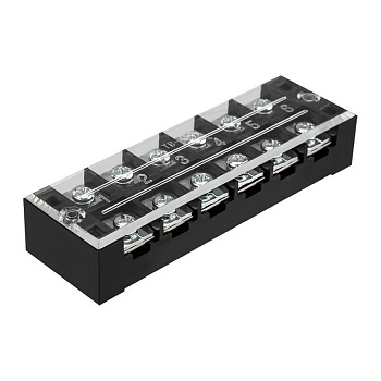 Блок зажимов клеммный БЗН ТВ-4506 4.0кв.мм 45А 6 пар Rexant 11-2155