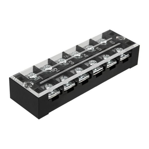 Блок зажимов клеммный БЗН ТВ-4506 4.0кв.мм 45А 6 пар Rexant 11-2155