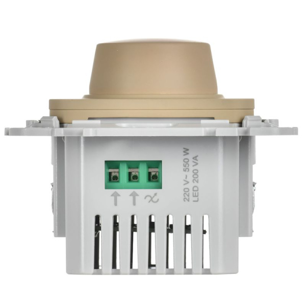 Светорегулятор проходной СП FLITE СС26-5-12-ФлХ TRIAC 550Вт механизм хаки IEK FI-D23-0550-P-K59