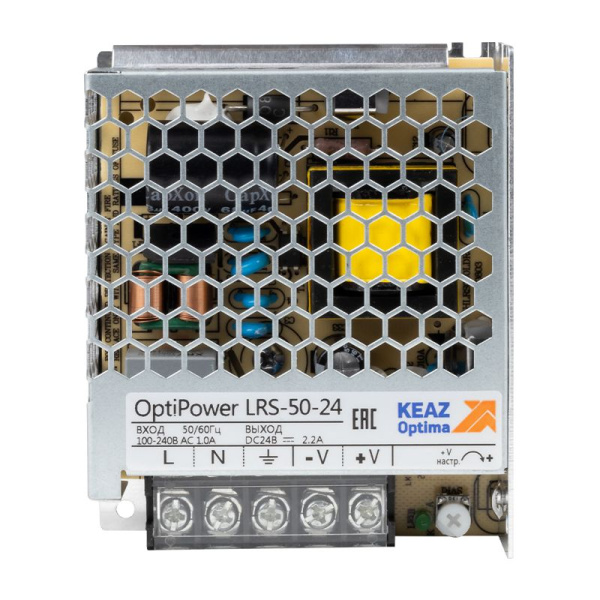 Блок питания панельный OptiPower LRS 50-24 2.2A КЭАЗ 328872