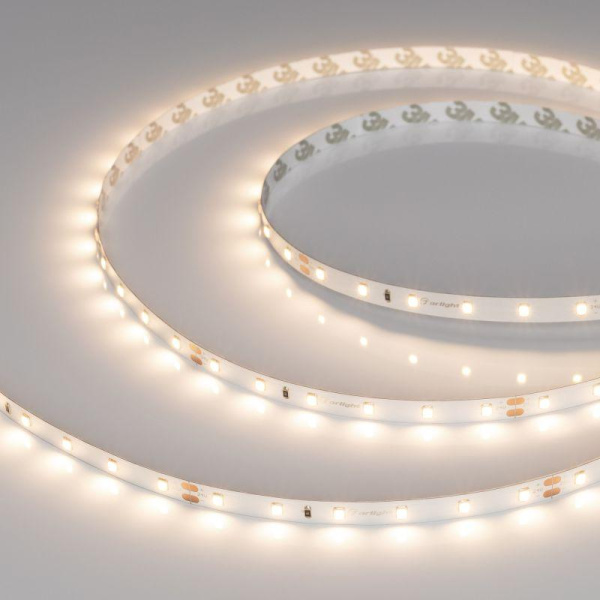 Лента светодиодная UL-A60-8mm 24V Warm 3000К 4.8Вт/м IP20 (уп.5м) Arlight 042283
