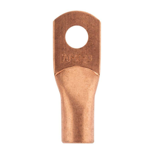 Наконечник медный ТМ 70-10-13 (70кв.мм - d13мм) (уп.5шт) Rexant 07-5325-1