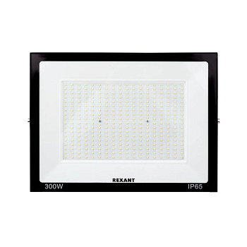 Прожектор LED 300Вт 6500К 24000лм черн. корпус Rexant 605-030