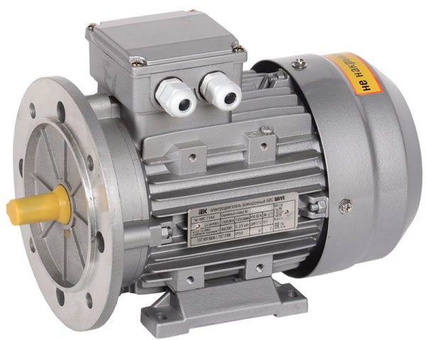 Электродвигатель АИС DRIVE 3ф 90LB2 220/380В 3кВт 3000об/мин 2081 IEK AIS090-B2-003-0-3020
