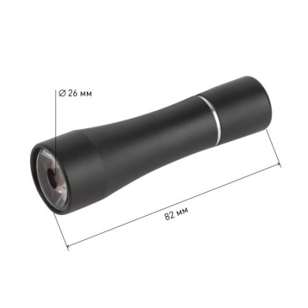 Фонарь TMB1 1х1Вт LED алюм. 1хАА блист. Трофи Б0023318