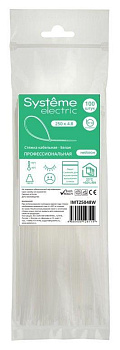 Стяжка кабельная 250х4.8 бел. (уп.100шт) SE IMT25048W