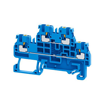 Клемма 2х-ярусная push-in OptiClip CPDL-2.5-2L-I-BU син. КЭАЗ 331863