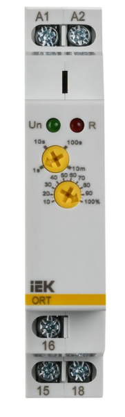 Реле задержки выключения при снятии питания ORT 12-240В AC/DC IEK ORT-D-ACDC12-240V