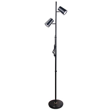 Торшер напольный ULM-T600 2х6W/4500K/DIM BLACK светодиодный 2х6Вт сенсорный выкл. диммер черн. ТМ Uniel UL-00010174