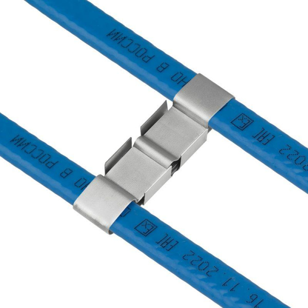 Зажим крепежный ТСР/Т.2-50 Ц (уп.50шт) Rexant 51-1024