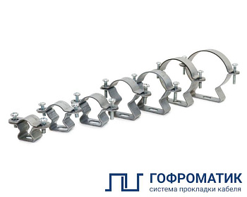 Хомут трубный ХТс-01-25 сталь ГОФРОМАТИК zeta45972