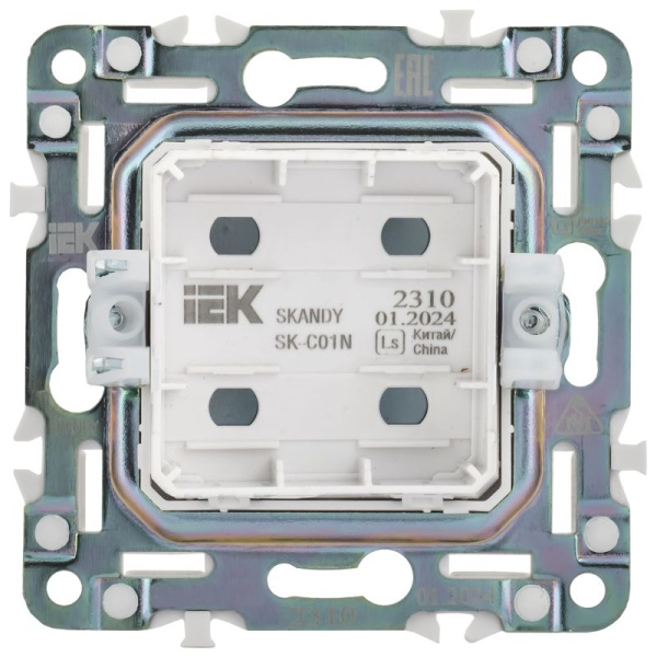 Заглушка с суппортом SKANDY SK-C01N никель IEK SK-PL10-K50