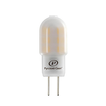 Лампа светодиодная RS LED Capsule G4 2W 220-240V 2Вт капсульная матовая 2700К тепл. бел. G4 200лм 220-240В Ra90 Русский Свет 15010845083