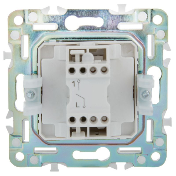Выключатель 1-кл. SKANDY 10А SK-V01Gr сер. IEK SK-V10-0-10-K03