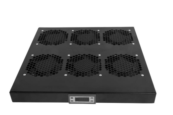 Модуль вентиляторный R-FAN-6K-1U-9005 19дюйм 1U 6 вентиляторов регулир. глуб. 390-750мм с контроллером черн. Rem 1500773