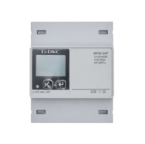 Устройство измерительное многофункциональное МРМ LCD дисплей на DIN-рейку DKC MPM-34P