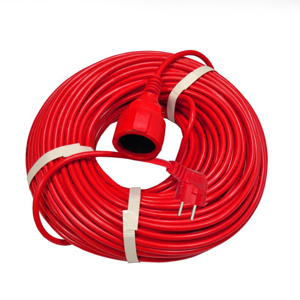 Удлинитель-шнур 1х50м с заземл. 10А IP20 2.2кВт ПВС 3х1 DOMTOK 2495