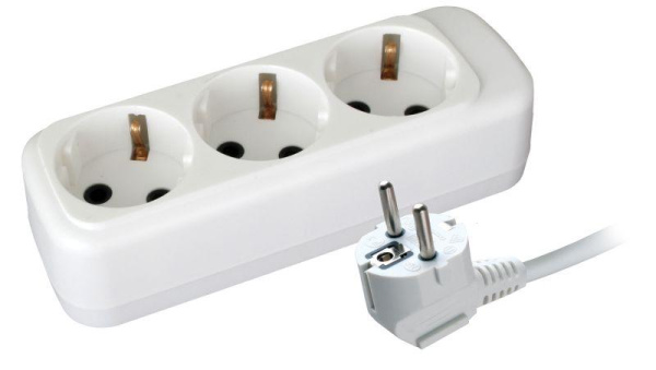 Удлинитель 3х5м с заземл. 10А IP20 SR 3х5-Z УХз10-103 2.2кВт ПВС 3х0.75 Volsten 12425