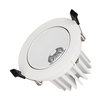 Светильник светодиодный MS-FORECAST-BUILT-TURN-R102-12W Warm3000 (WH-WH 32 deg 230В) IP20 металл Arlight 037188(1)