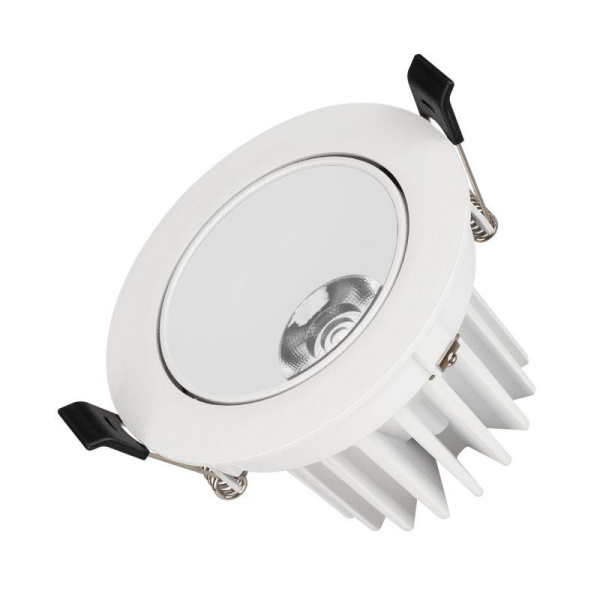 Светильник светодиодный MS-FORECAST-BUILT-TURN-R102-12W Warm3000 (WH-WH 32 deg 230В) IP20 металл Arlight 037188(1)