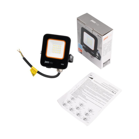 Прожектор светодиодный PFL-V 10Вт 6500К IP65 ДО JazzWay 5039674
