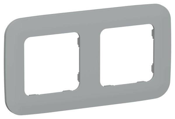 Рамка 2-м СП FLITE РУ-2-А-ФлС сер. IEK FI-M22-31-20-K03