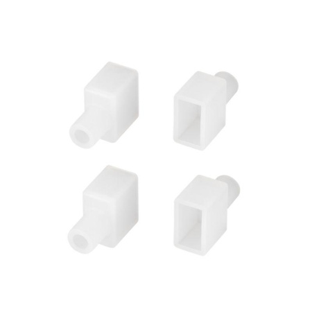 Заглушка WPH-FLEX-0613-SIDE WHITE с отверстием силикон Arlight 040810