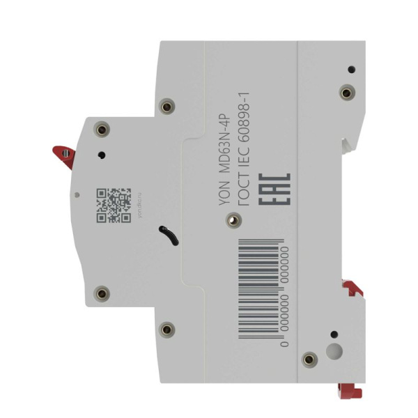 Выключатель автоматический модульный 4п D 50А 6кА YON макс (YON max) MD63N YON MD63N-4PD50