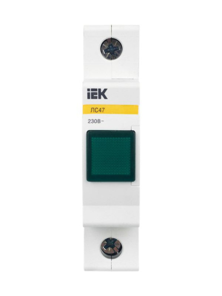 Лампа сигнальная ЛС-47 зел. KARAT IEK MLS10-230-K06