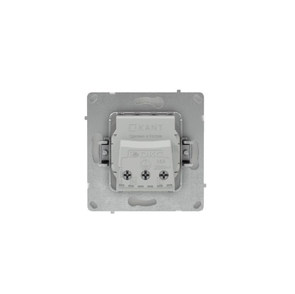 Розетка силовая KANT 2P+E защ. шторки бел. магнолия DKC 7000003