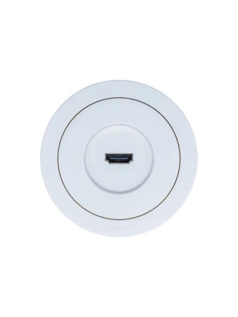 Розетка HDMI 1-м СП OSEN белая LEZARD 743-0288-203