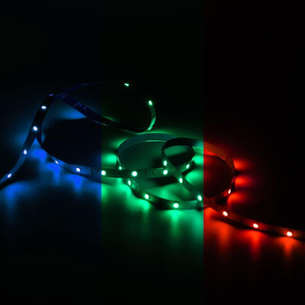 Лента светодиодная Basic 5050/30-SMD 6Вт/м RGB IP20 390лм/м 12В 10мм драйвер (уп.5м) GAUSS BT012